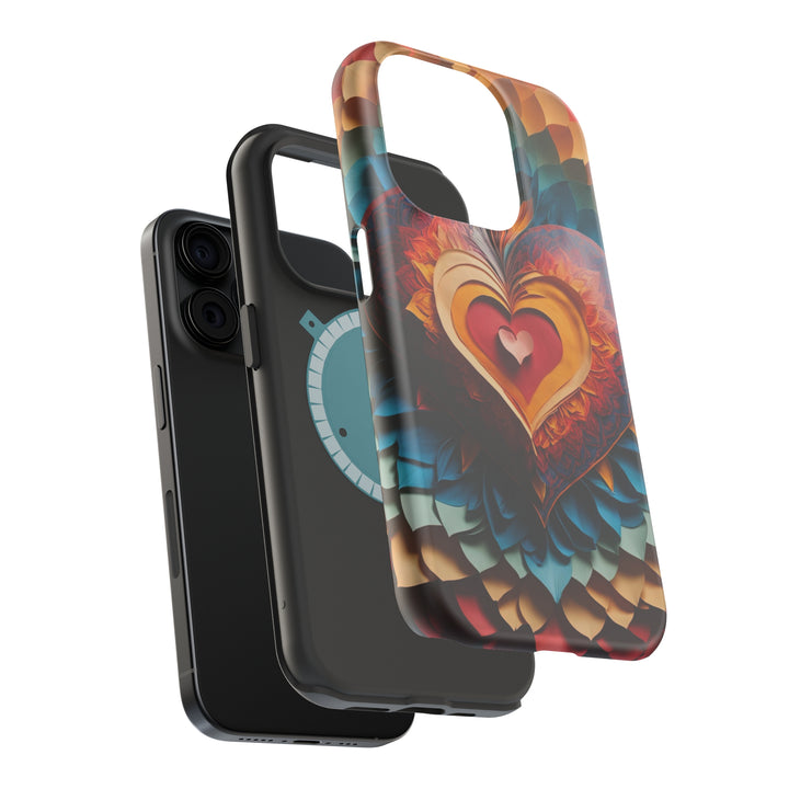 Radiant Heart Bloom - MagSafe Tough Case