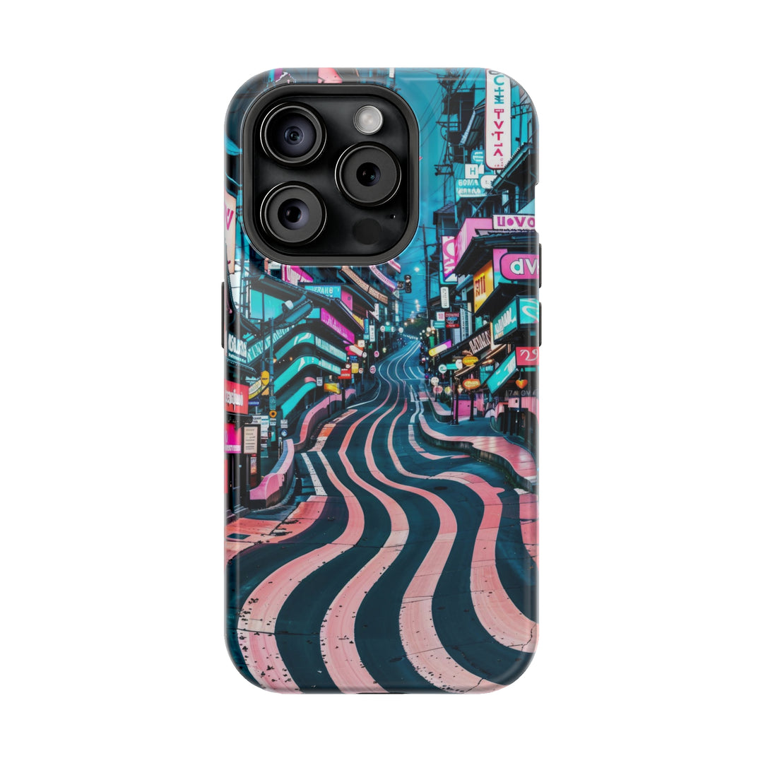 Vibrant Urban Waves - MagSafe Tough Case