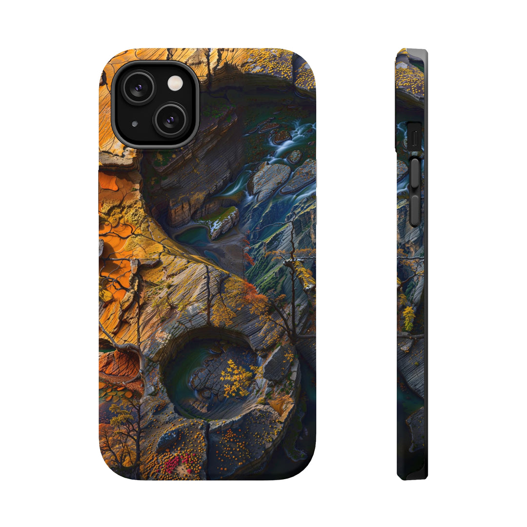 Autumn Geometric Contrast - MagSafe Tough Case