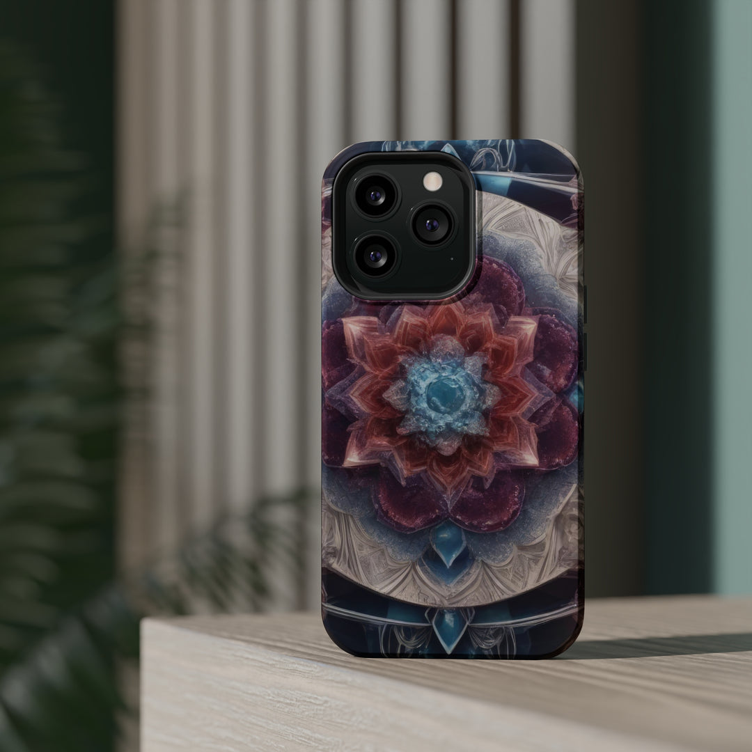 Symmetrical Crystal Bloom - MagSafe Tough Case