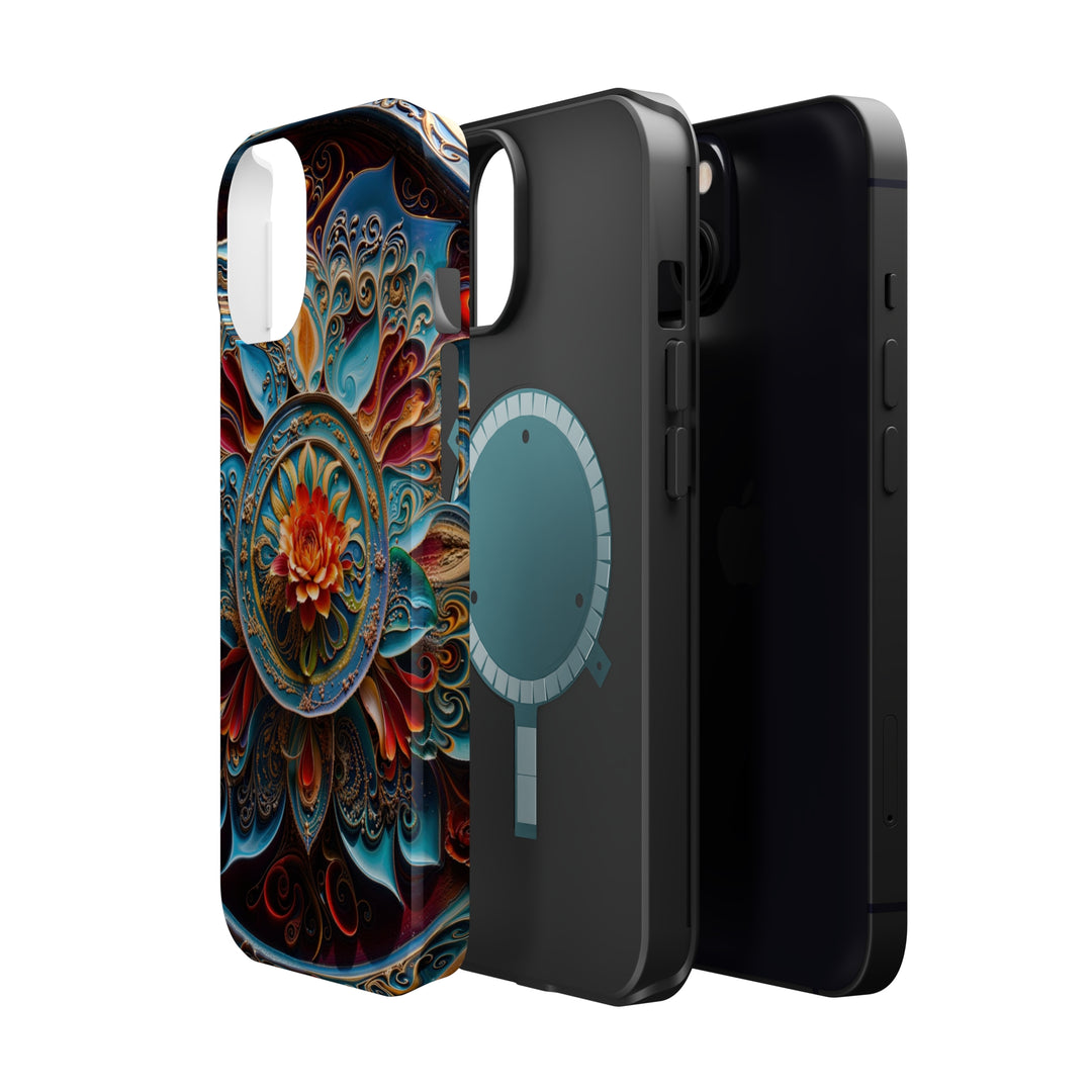 Intricate Floral Mandala - MagSafe Tough Case
