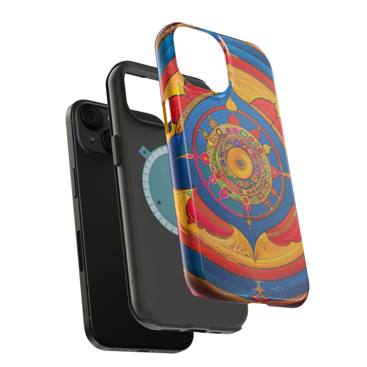 Vibrant Cosmic Spiral - MagSafe Tough Case