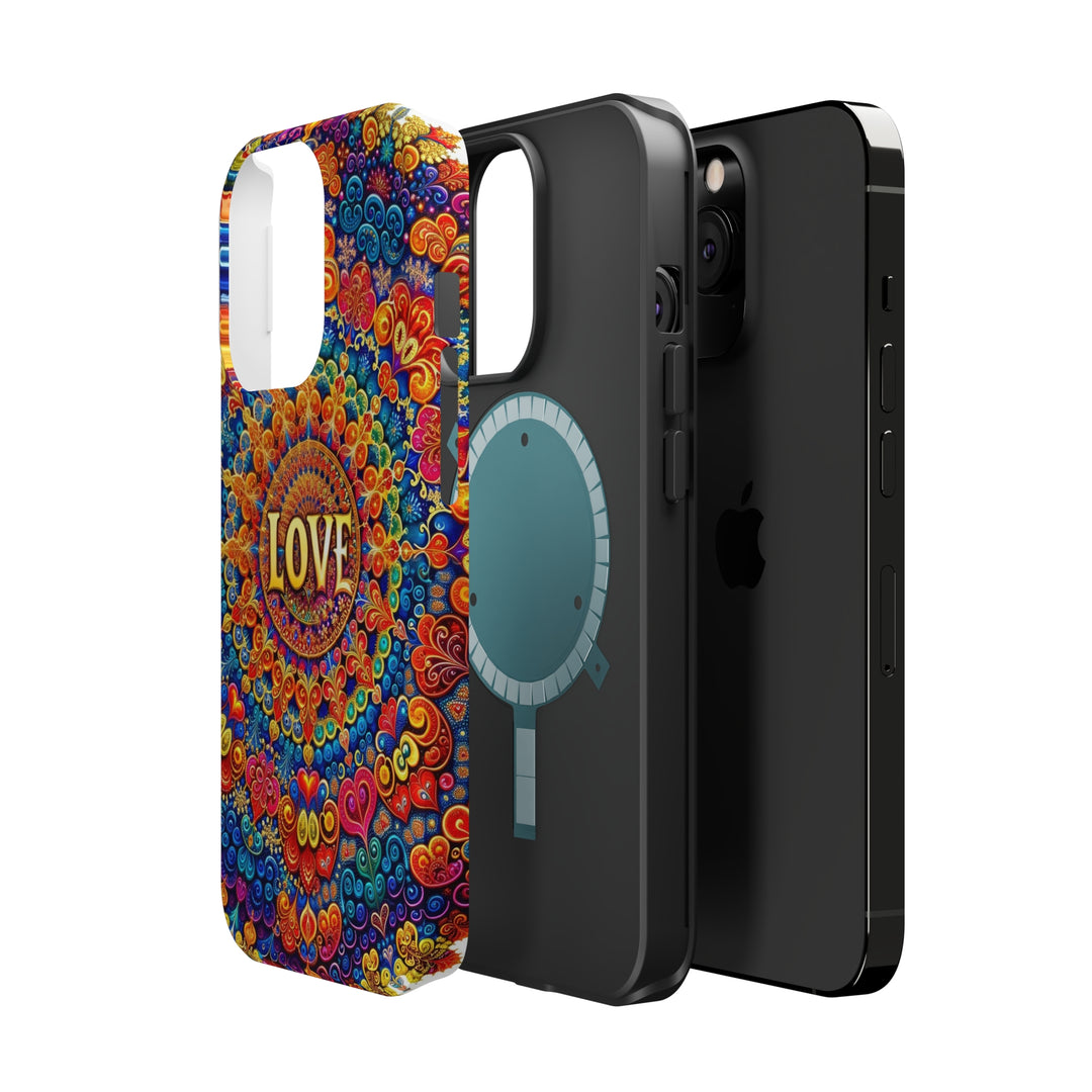 Vibrant Love Mandala - MagSafe Tough Case