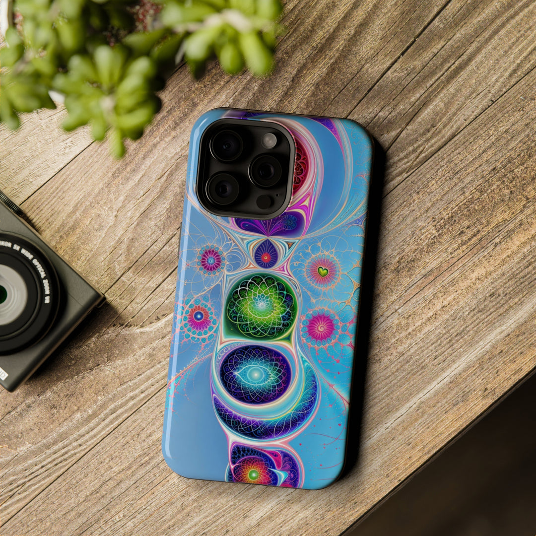 Vibrant Fractal Blossoms - MagSafe Tough Case