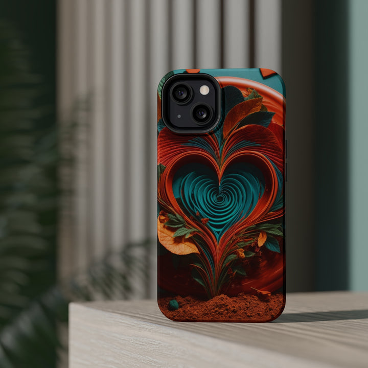 Vibrant Spiral Foliage - MagSafe Tough Case