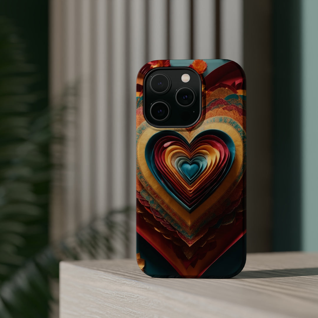 Infinite Layered Hearts - MagSafe Tough Case