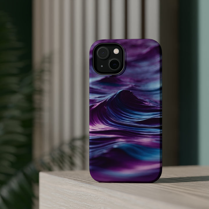 Purple Ocean Waves - MagSafe Tough Case