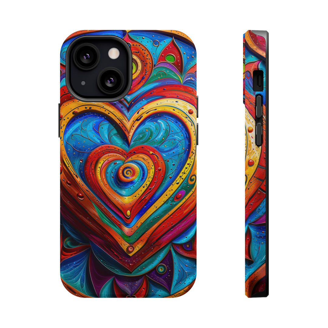 Vibrant Love Spiral - MagSafe Tough Case