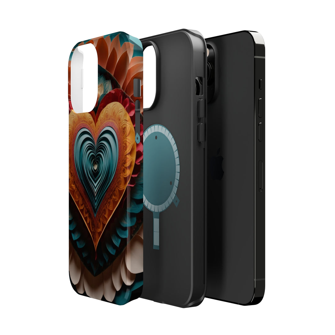 Layered Heart Artwork - MagSafe Tough Case