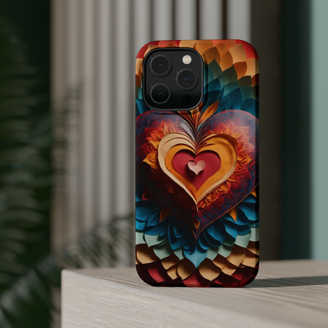 Radiant Heart Bloom - MagSafe Tough Case