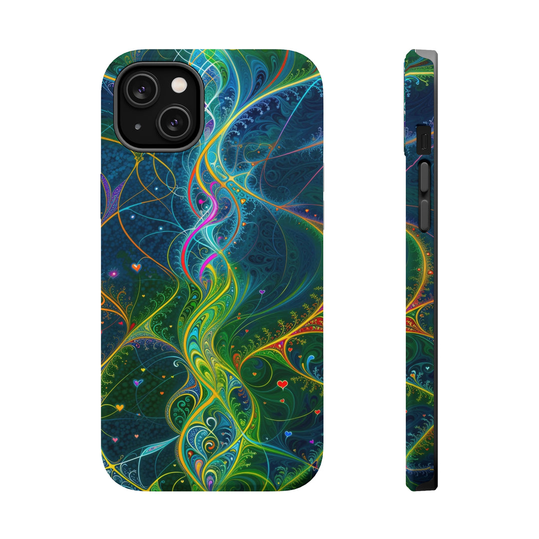 Vibrant Ethereal Swirls - MagSafe Tough Case