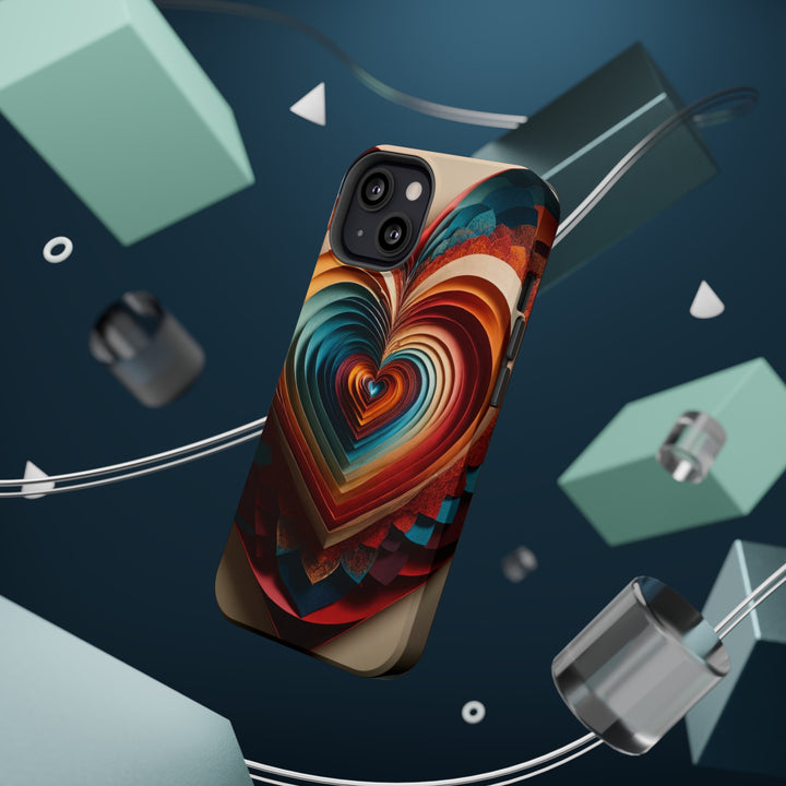 Vibrant Paper Heart - MagSafe Tough Case