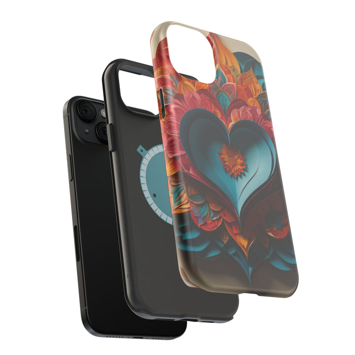 Colorful Heart Blossoms - MagSafe Tough Case