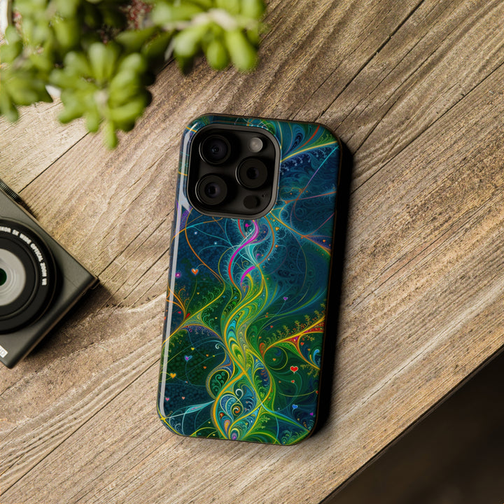 Vibrant Ethereal Swirls - MagSafe Tough Case