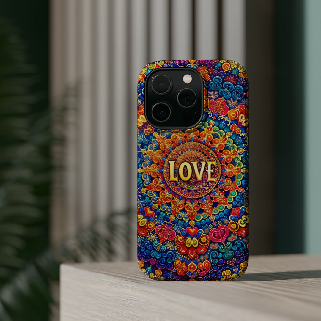 Vibrant Love Mandala - MagSafe Tough Case