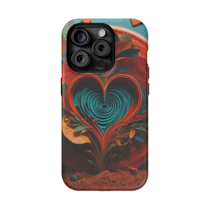 Vibrant Spiral Foliage - MagSafe Tough Case