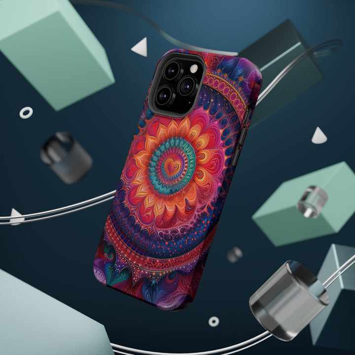 Vibrant Spiral Mandala - MagSafe Tough Case