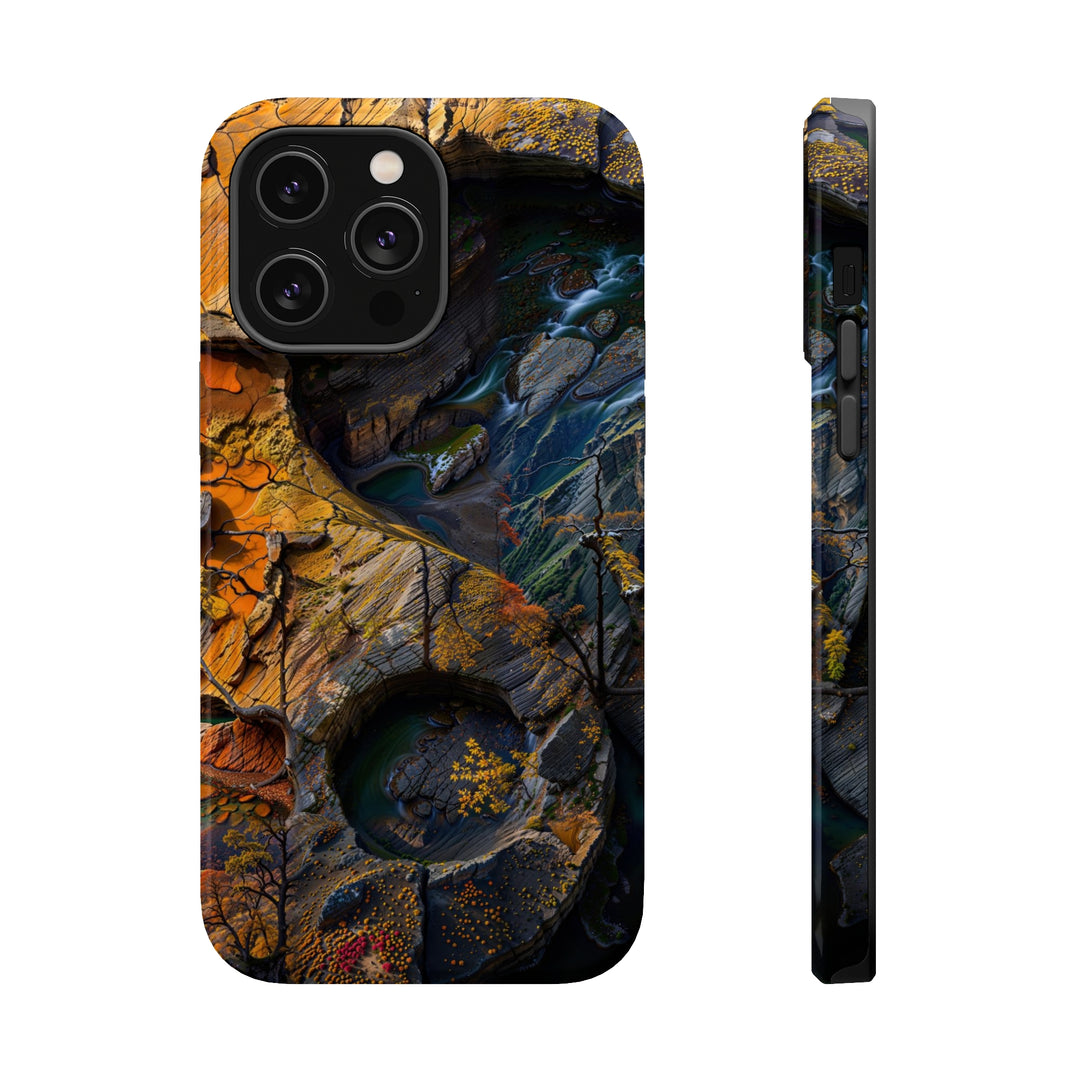 Autumn Geometric Contrast - MagSafe Tough Case