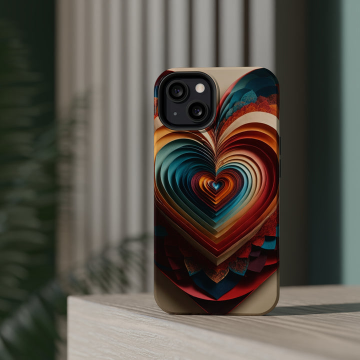 Vibrant Paper Heart - MagSafe Tough Case