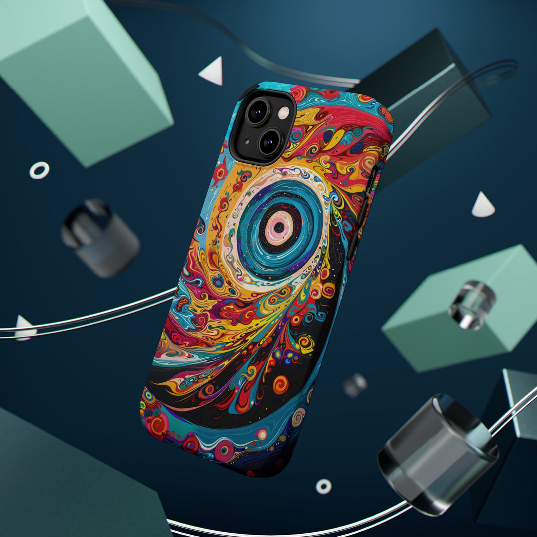 Vibrant Cosmic Swirl - MagSafe Tough Case