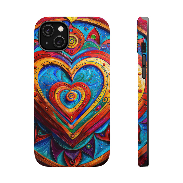 Vibrant Love Spiral - MagSafe Tough Case