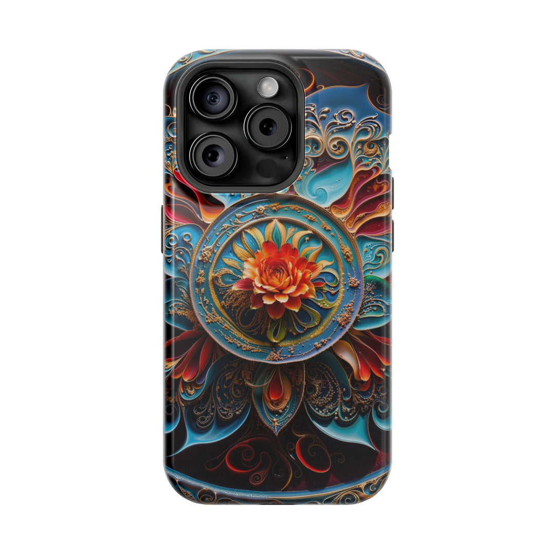 Intricate Floral Mandala - MagSafe Tough Case