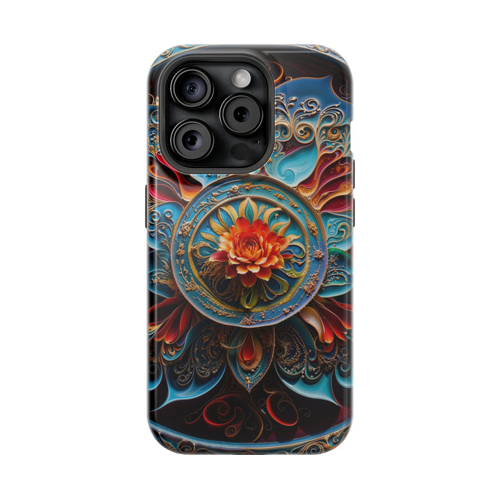 Intricate Floral Mandala - MagSafe Tough Case