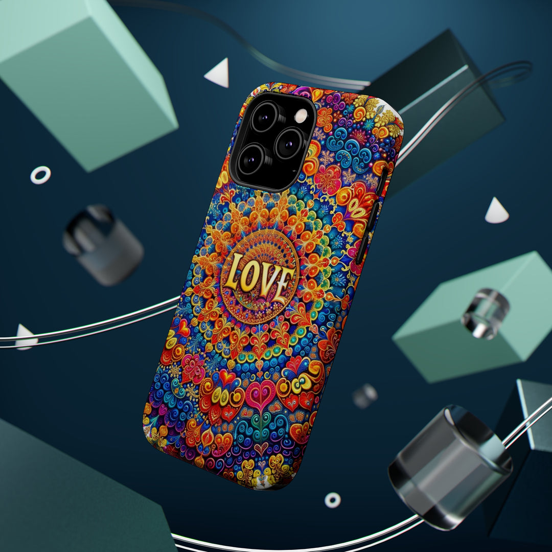 Vibrant Love Mandala - MagSafe Tough Case