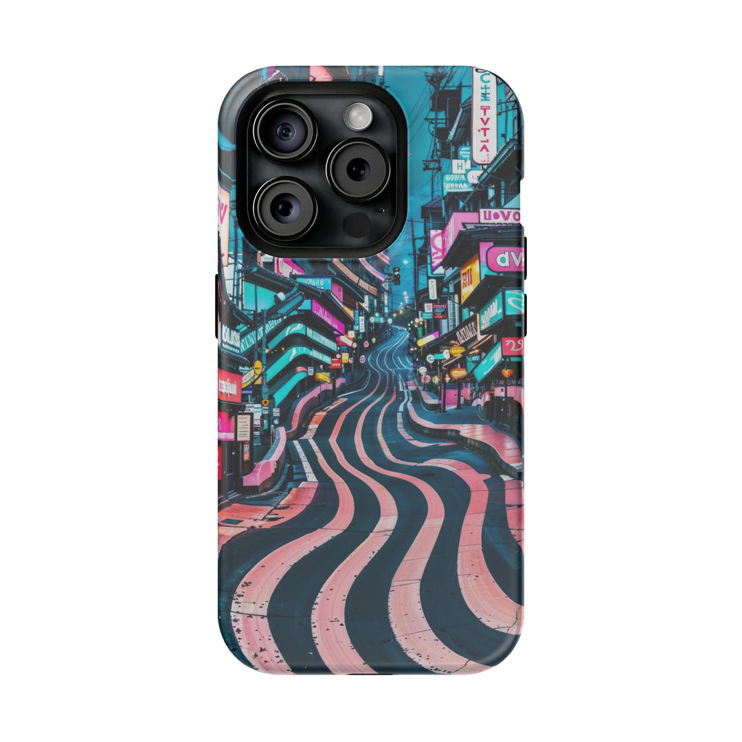 Vibrant Urban Waves - MagSafe Tough Case