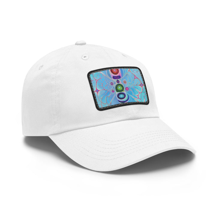 Vibrant Fractal Blossoms - Dad Hat