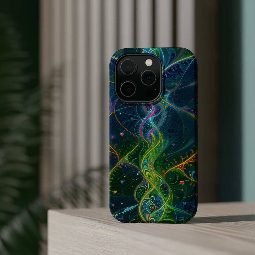 Vibrant Ethereal Swirls - MagSafe Tough Case