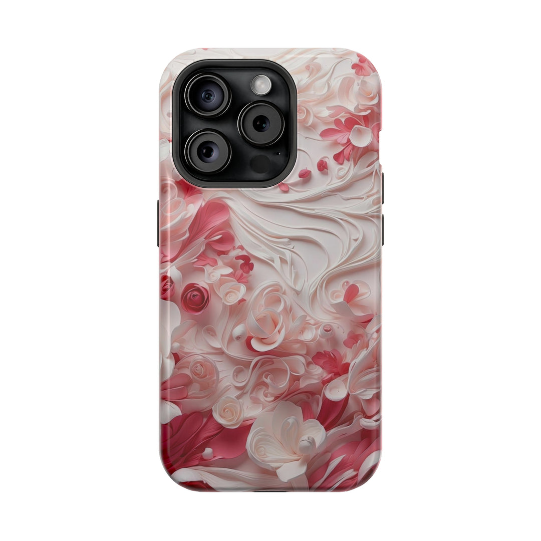 Floral Swirls Abstraction - MagSafe Tough Case