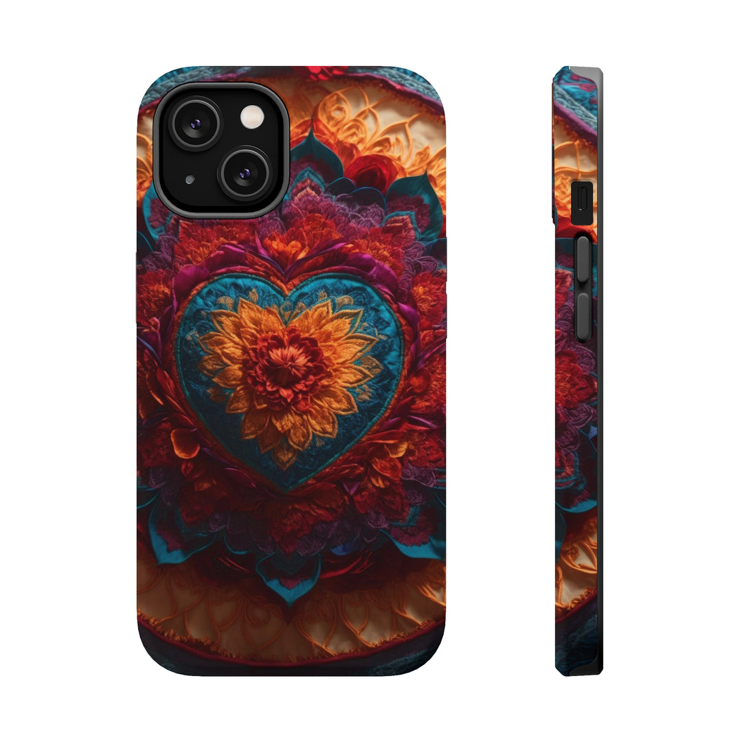 Radiant Floral Mandala - MagSafe Tough Case