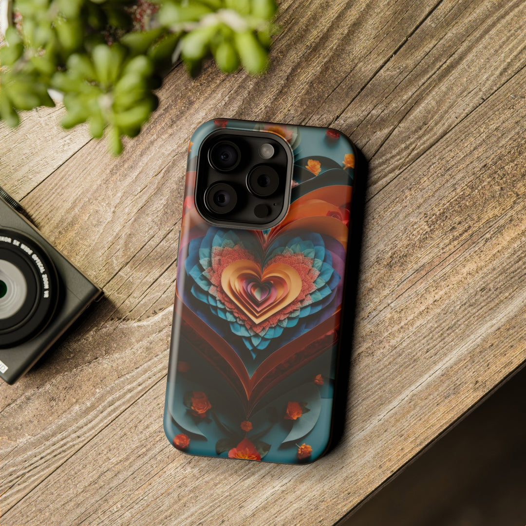 Blooming Heart Layers - MagSafe Tough Case