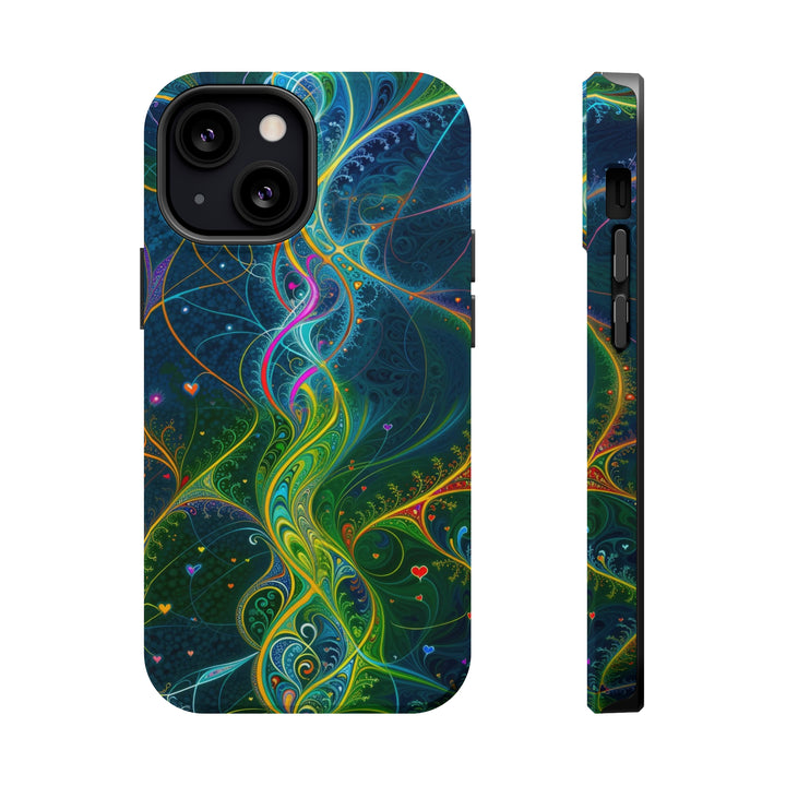 Vibrant Ethereal Swirls - MagSafe Tough Case