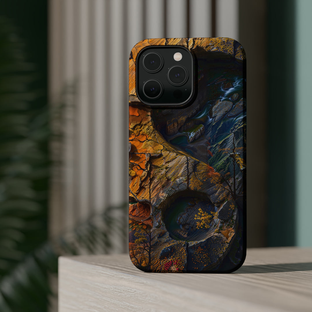 Autumn Geometric Contrast - MagSafe Tough Case