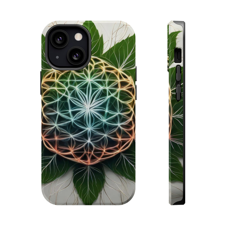 Vibrant Geometric Botanical - MagSafe Tough Case