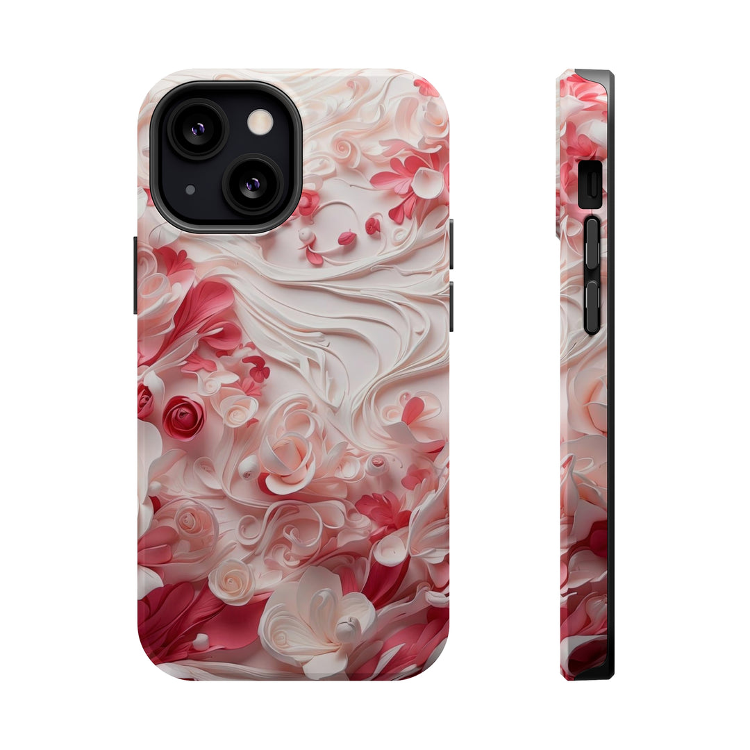 Floral Swirls Abstraction - MagSafe Tough Case