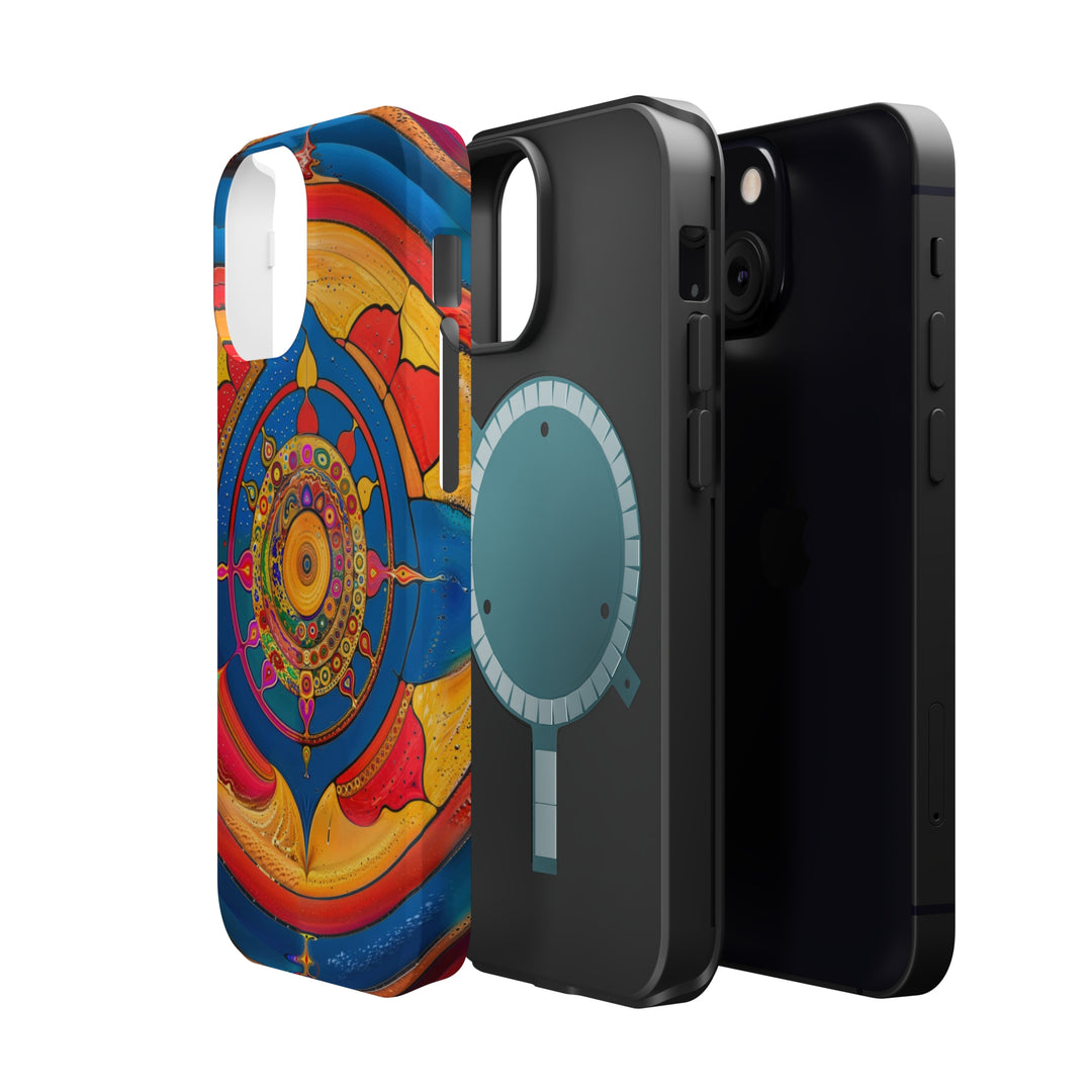 Vibrant Cosmic Spiral - MagSafe Tough Case