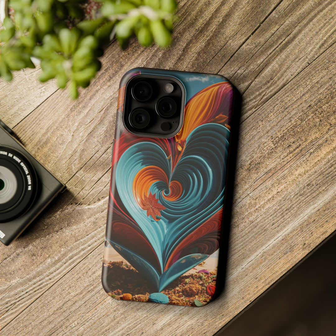 Vibrant Heart Spiral - MagSafe Tough Case