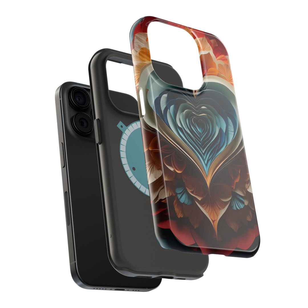 Blooming Heart Layers - MagSafe Tough Case