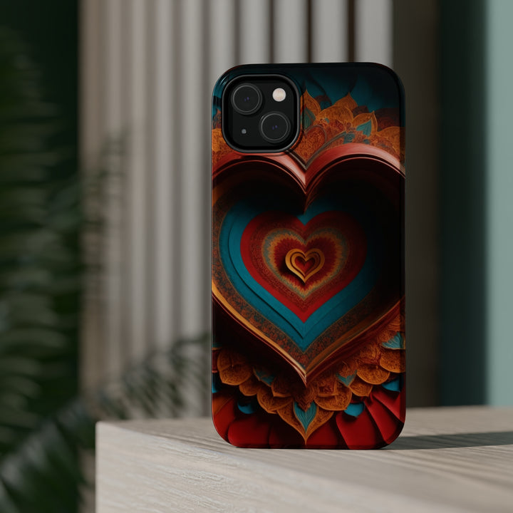 Infinite Layered Hearts - MagSafe Tough Case