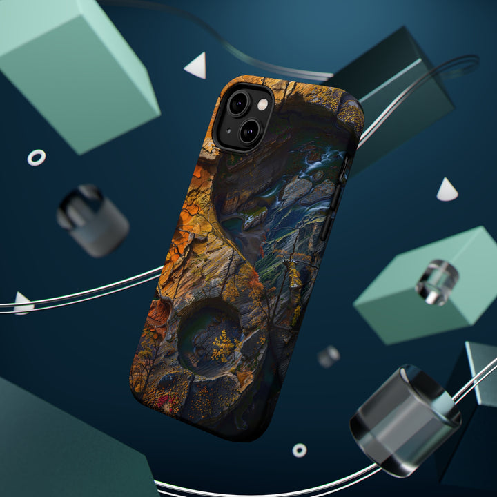Autumn Geometric Contrast - MagSafe Tough Case