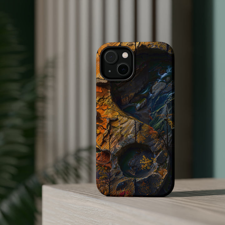 Autumn Geometric Contrast - MagSafe Tough Case