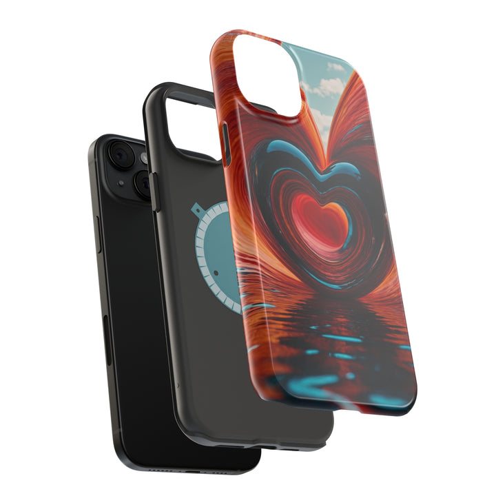 Swirling Heart Reflection - MagSafe Tough Case