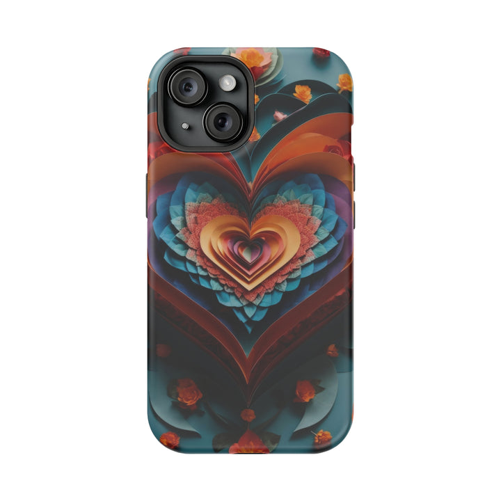 Blooming Heart Layers - MagSafe Tough Case