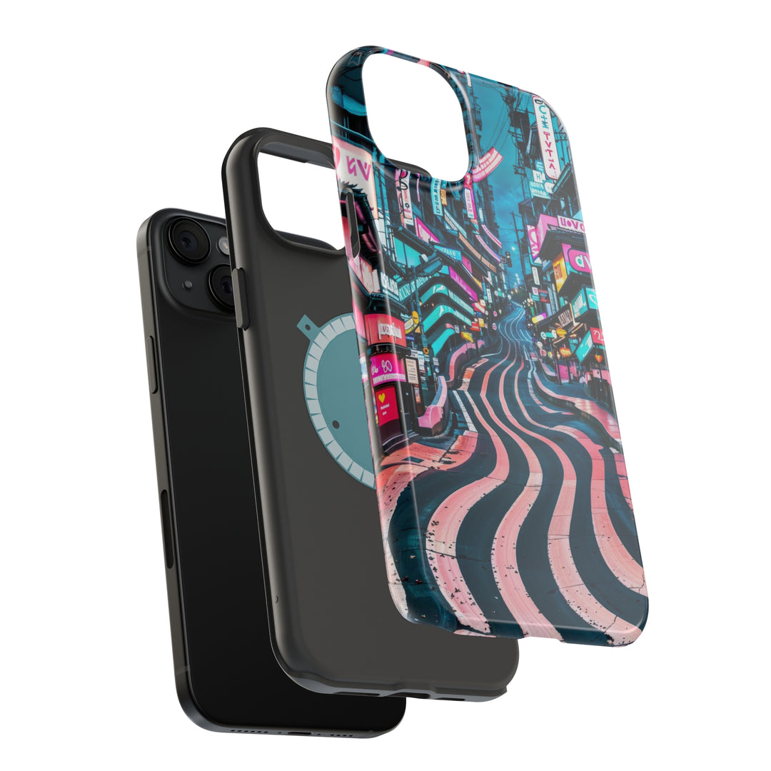 Vibrant Urban Waves - MagSafe Tough Case