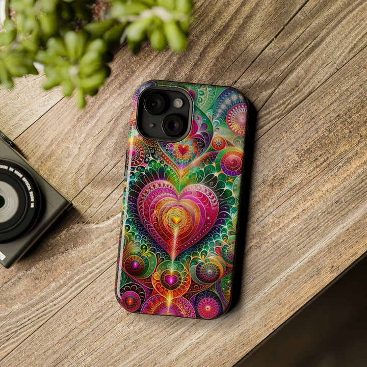 Kaleidoscopic Heart Symphony - MagSafe Tough Case