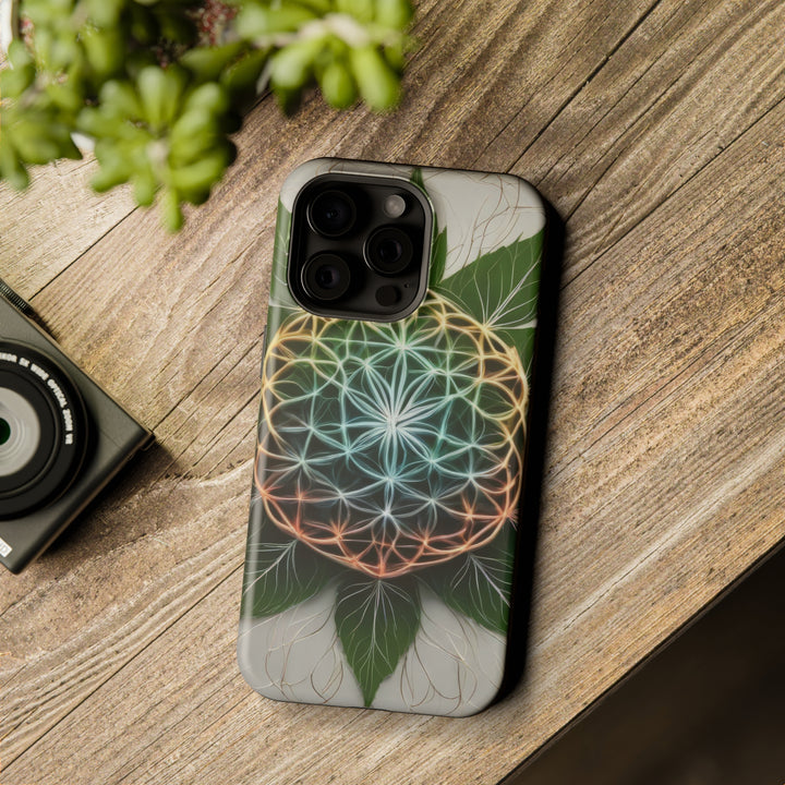 Vibrant Geometric Botanical - MagSafe Tough Case