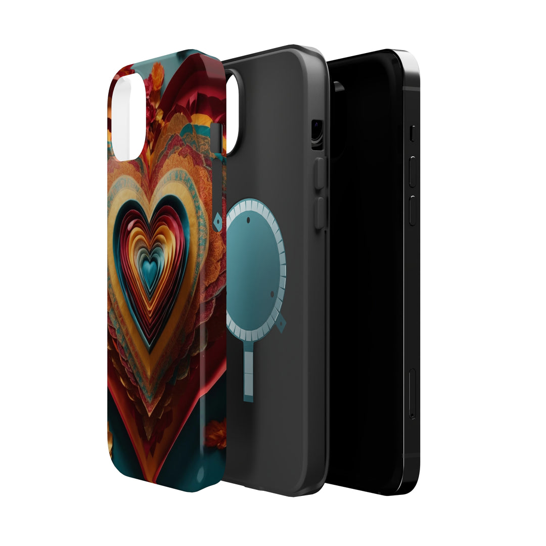 Infinite Layered Hearts - MagSafe Tough Case